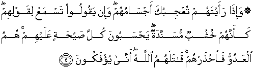 Terjemahan Al Quran Bahasa Melayu Surah Almunaafiquun